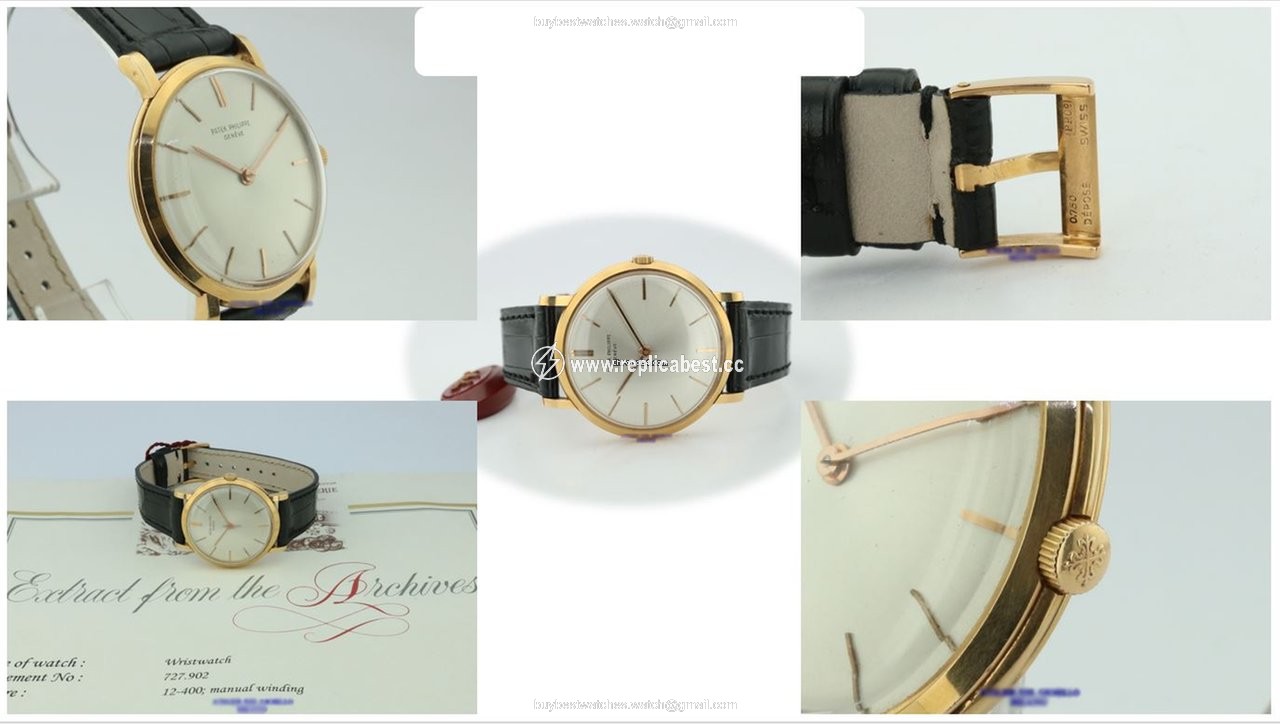 Patek Philippe Calatrava Mens watch Unisex Manual winding Rose gold 3434
