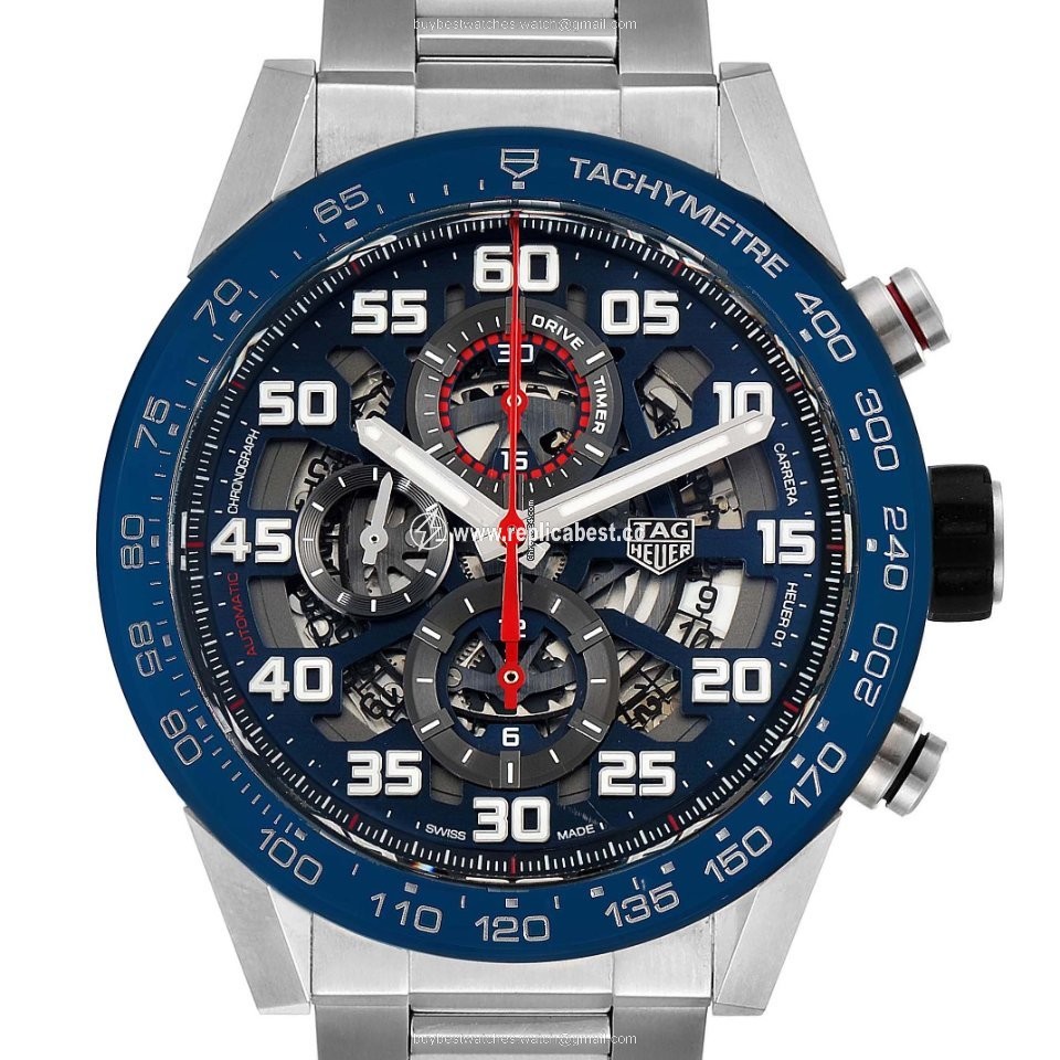 TAG Heuer Carrera Calibre HEUER 01 Mens watch Unisex Automatic Steel CAR2A1K.BA0703