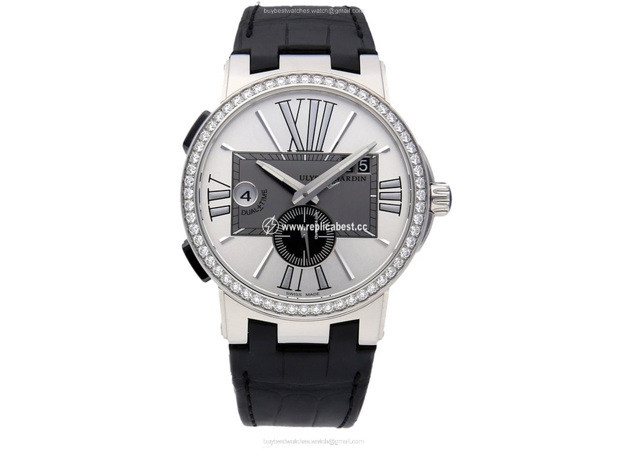 Ulysse Nardin Executive Dual Time Mens watch Unisex Automatic Steel 243-00B-3 421