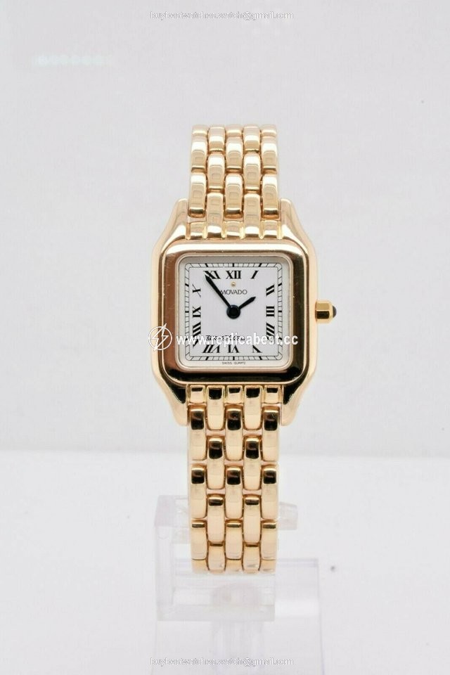 Movado Womens watch Quartz Yellow gold 74259431