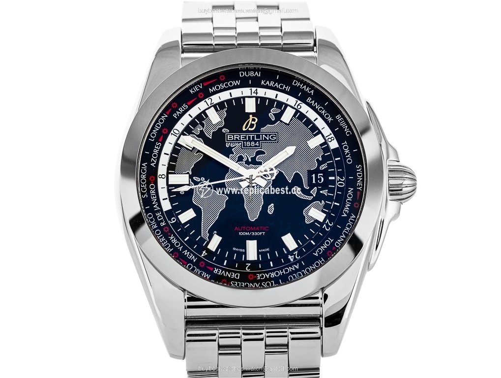 Breitling Galactic Unitime Mens watch Unisex Automatic Steel WB3510U4 BD94 375A
