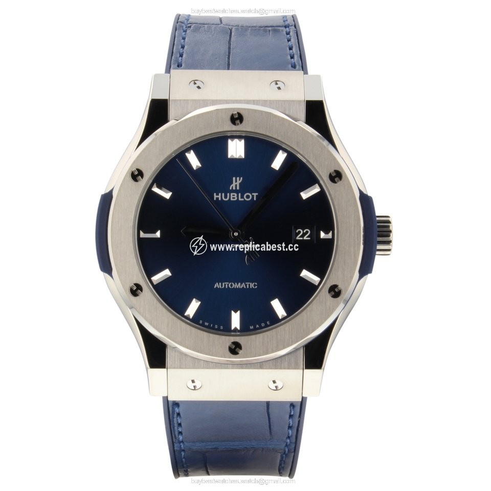 Hublot Classic Fusion Blue Mens watch Unisex Automatic Titanium 542NX7170LR