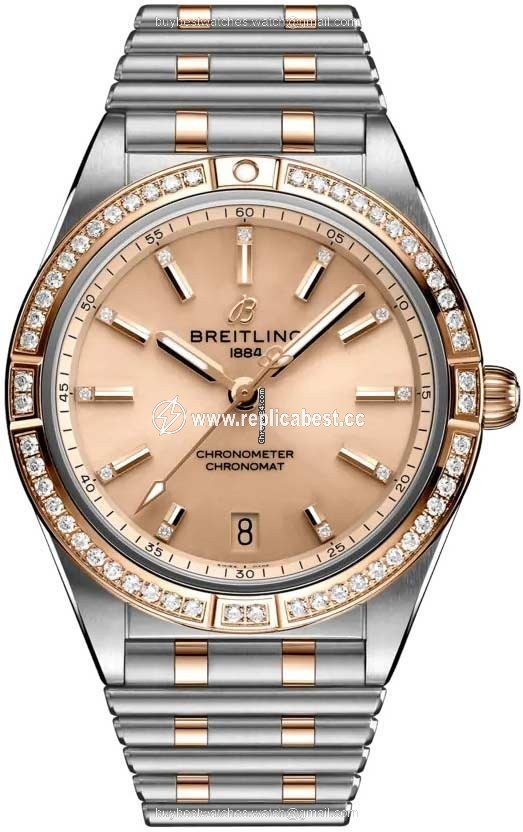 Breitling Chronomat Womens watch Automatic Gold Steel u10380591k1u1
