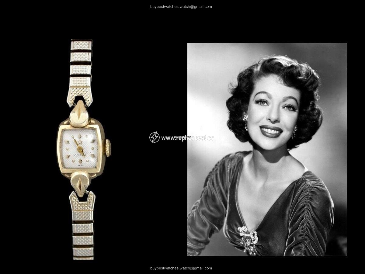 Omega Womens watch Gold Steel 7383