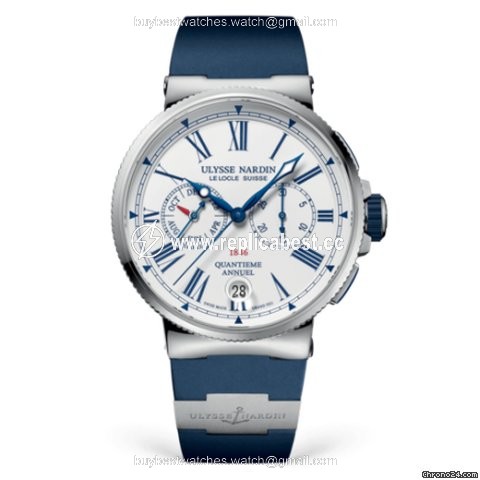Ulysse Nardin Marine Chronograph Mens watch Unisex Automatic Steel 1533-150-3 E0