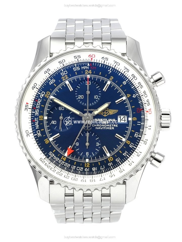 Breitling Navitimer World Mens watch Unisex Automatic Steel A2432212 C651 443A