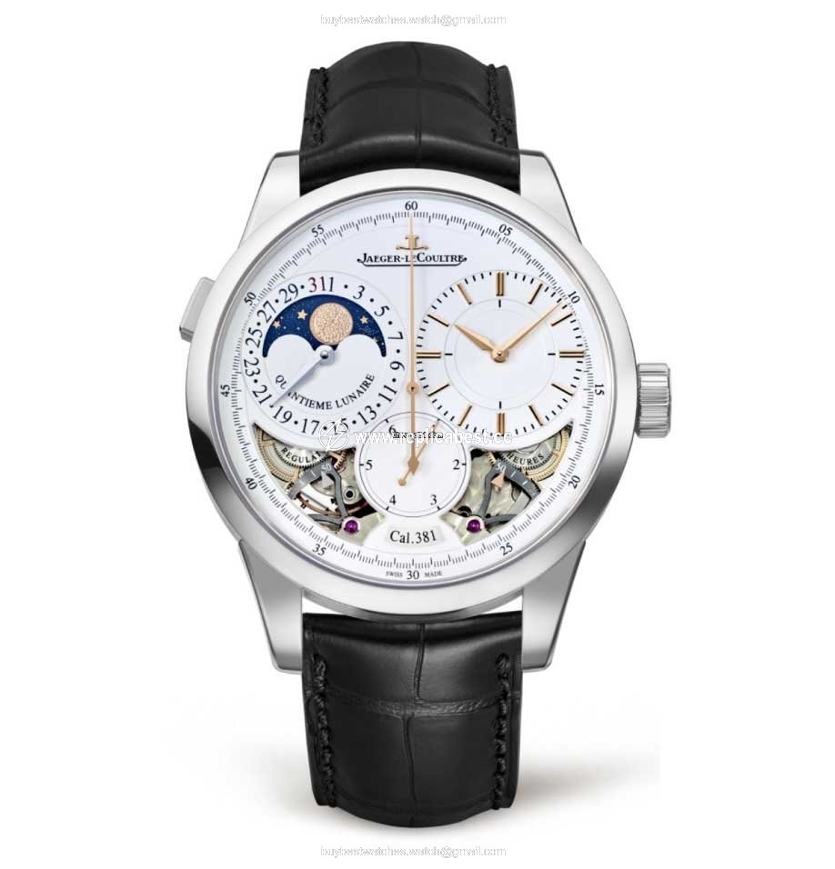 Jaeger-LeCoultre Duometre Mens watch Unisex Manual winding White gold 6043420