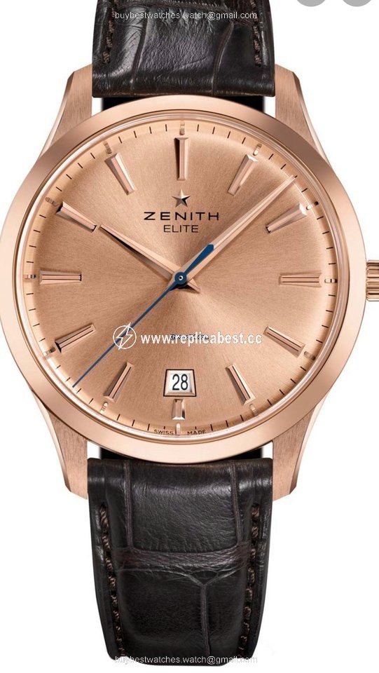 Zenith Captain Central Second Mens watch Unisex Automatic Rose gold 18.2020.670 95.C498