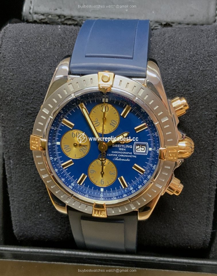 Breitling Chronomat Evolution Mens watch Unisex Automatic Gold Steel B13356