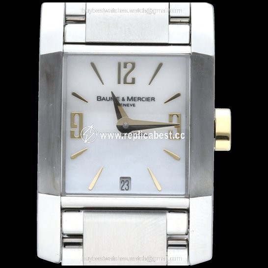 Baume & Mercier Hampton Womens watch Quartz Gold Steel M0A08600