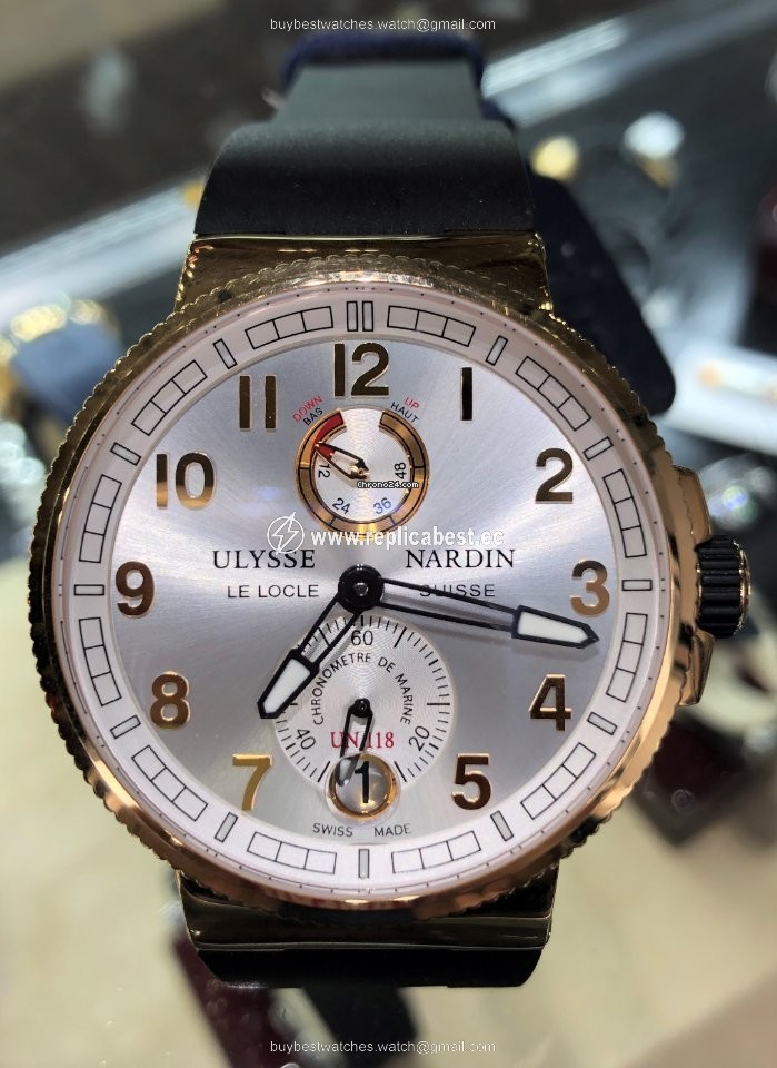 Ulysse Nardin Marine Chronometer 43mm Mens watch Unisex Automatic Rose gold 263-67-3 42