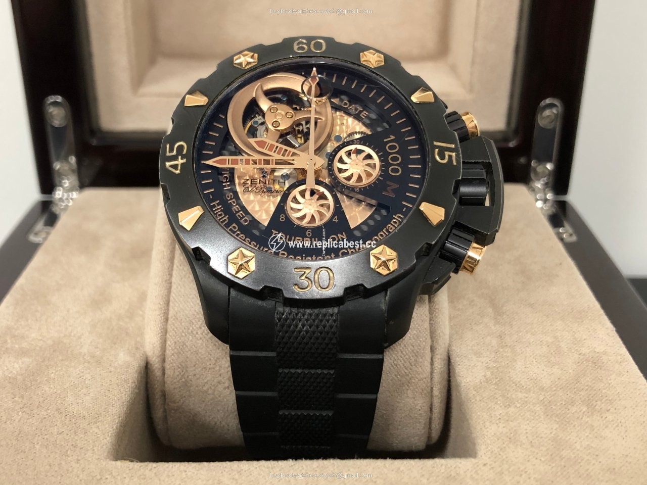 Zenith Defy El Primero Mens watch Unisex Automatic Titanium 96.0528.4035 21.M528