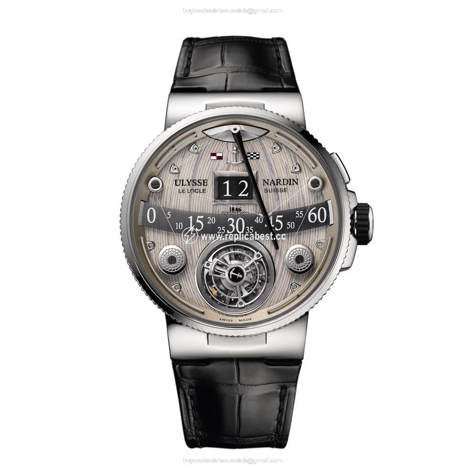 Ulysse Nardin Marine Grand Deck Mens watch Unisex Manual winding Platinum 6309-300 GD