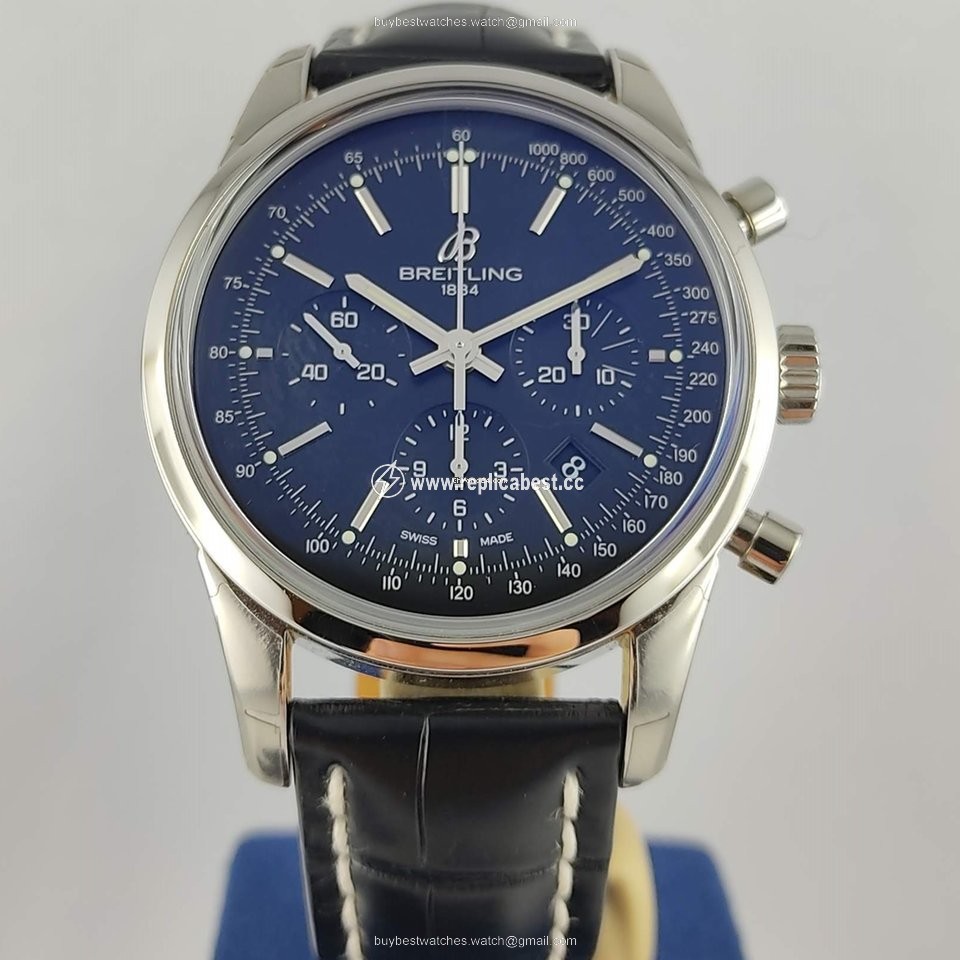 Breitling Transocean Chronograph Mens watch Unisex Automatic Steel AB015212 BA99 435X