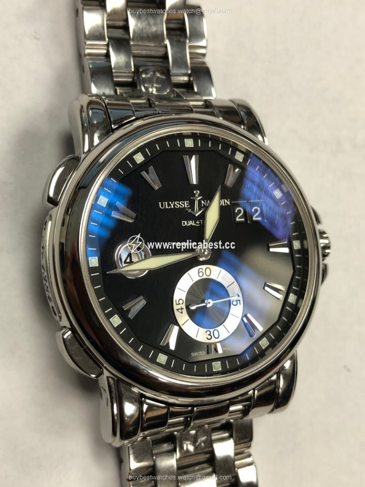 Ulysse Nardin Dual Time Mens watch Unisex Automatic Steel 243-55-7 92