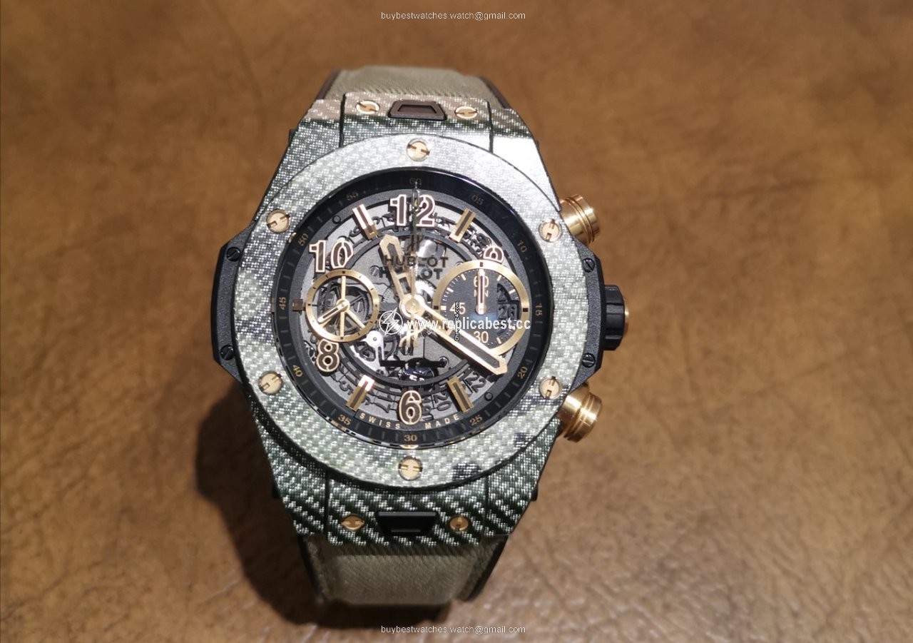 Hublot Big Bang Unico Mens watch Unisex Automatic Carbon 411.YG.1198.NR.ITI16