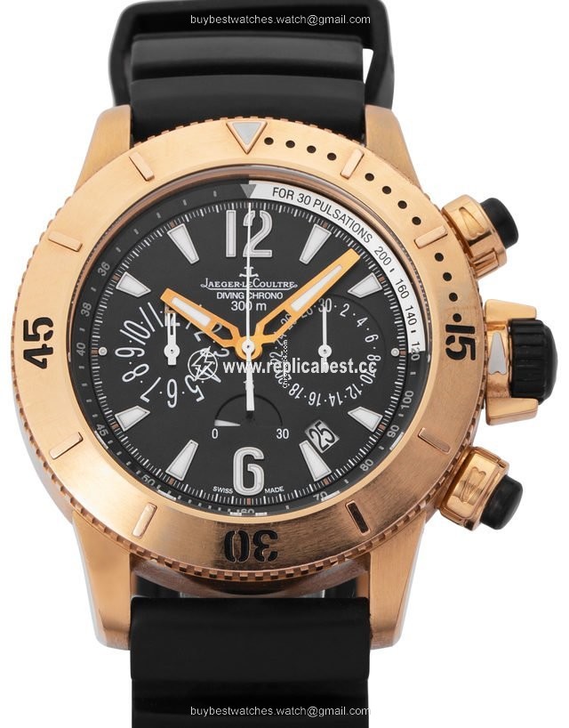 Jaeger-LeCoultre Master Compressor Diving Chronograph Mens watch Unisex Automatic Rose gold Q1862640 160.2.25