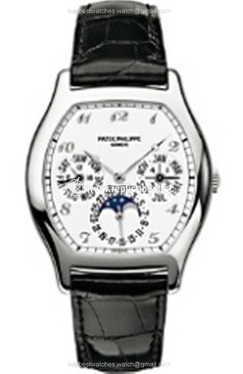 Patek Philippe Perpetual Calendar Mens watch Unisex Automatic White gold 3945 2J-1