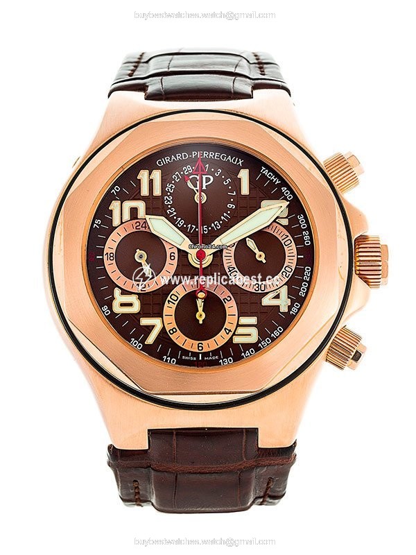 Girard Perregaux Laureato Mens watch Unisex Automatic Rose gold 80180-52-212-BBEA