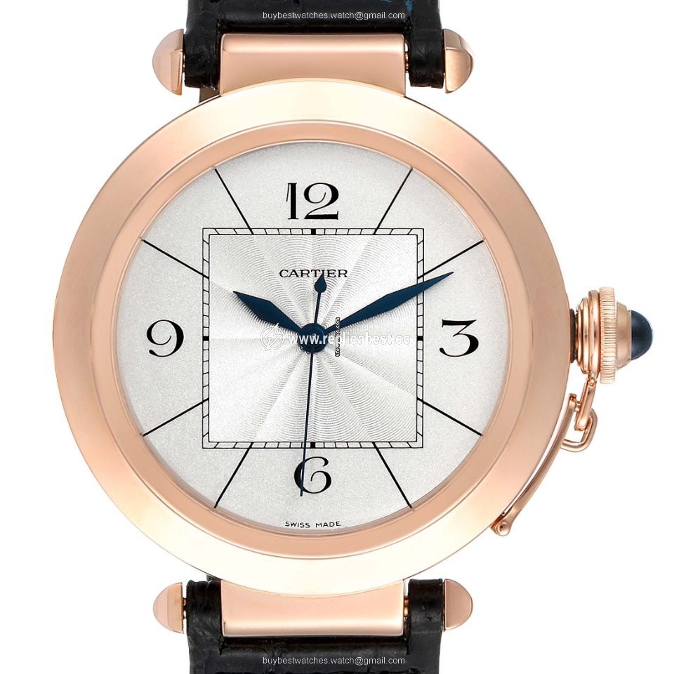 Cartier Pasha Mens watch Unisex Automatic Rose gold W3019351