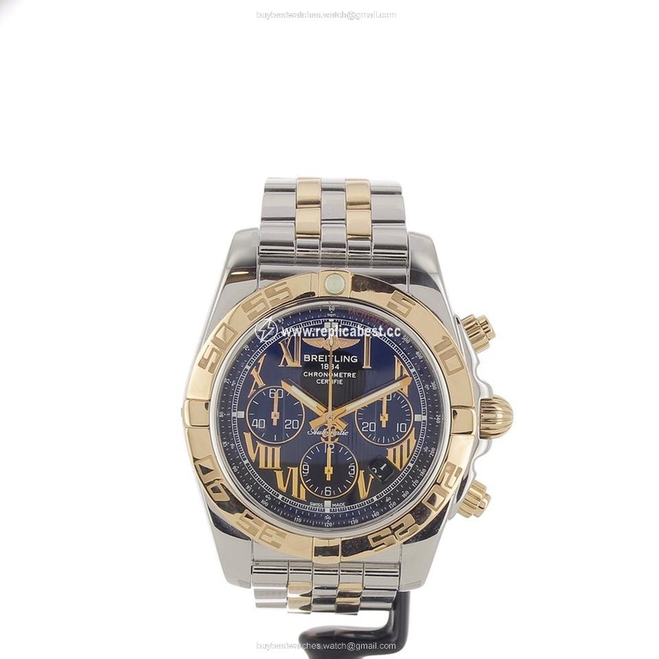 Breitling Chronomat 44 Mens watch Unisex Automatic Gold Steel CB011012 B957