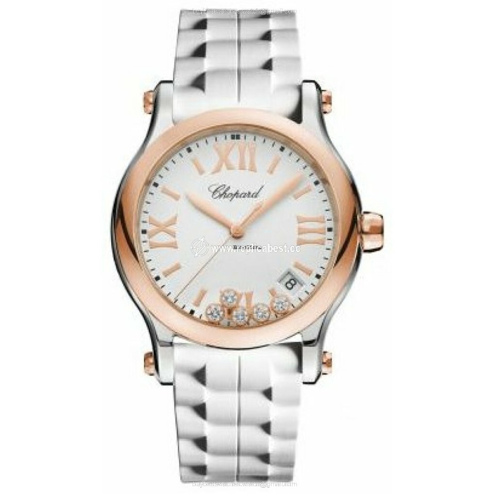 Chopard Happy Sport Womens watch Quartz Gold Steel 278582-6001