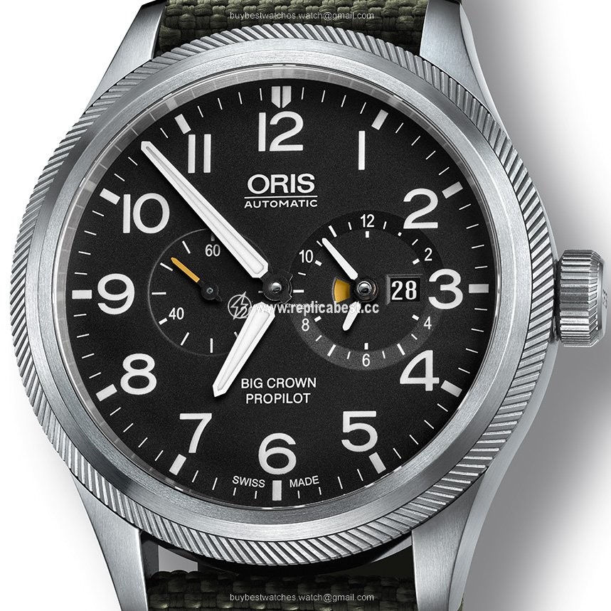 Oris Big Crown ProPilot Worldtimer Mens watch Unisex Automatic Steel 01 690 7735 4164-07 5 22 15FC