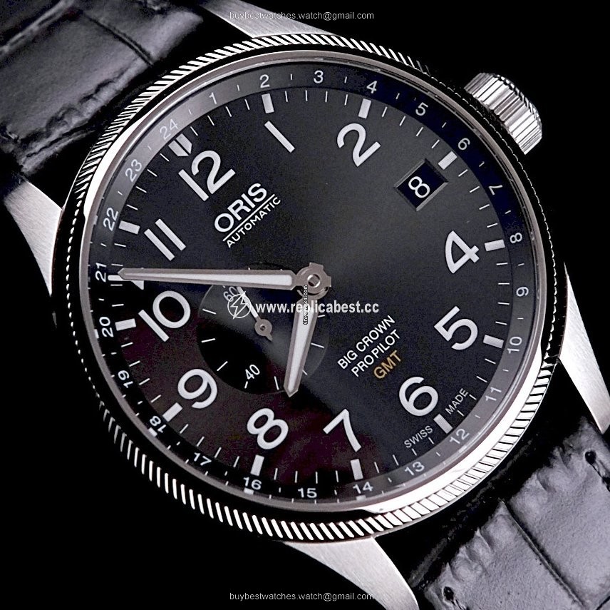 Oris Big Crown ProPilot GMT Mens watch Unisex Automatic Steel 01 748 7710 4063-07 5 22 06FC
