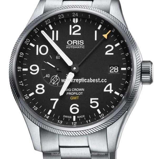 Oris Big Crown ProPilot GMT Mens watch Unisex Automatic Steel 01 748 7710 4164-07 8 22 19