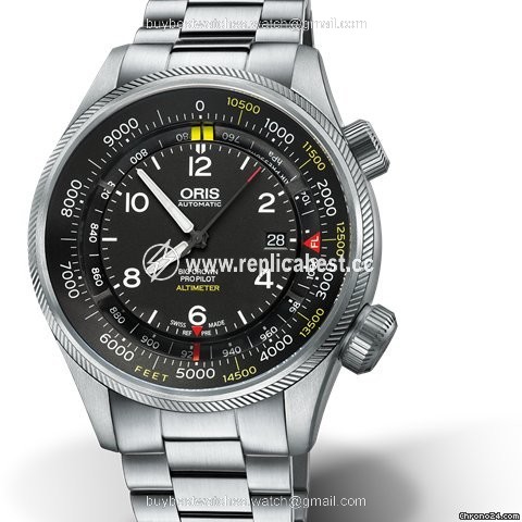 Oris Big Crown ProPilot Altimeter Mens watch Unisex Automatic Steel 01 733 7705 4164-Set 8 23 19
