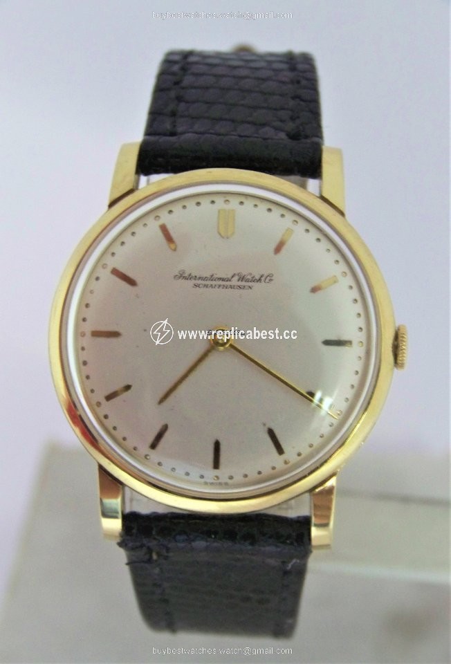 IWC Mens watch Unisex Manual winding Yellow gold R1205
