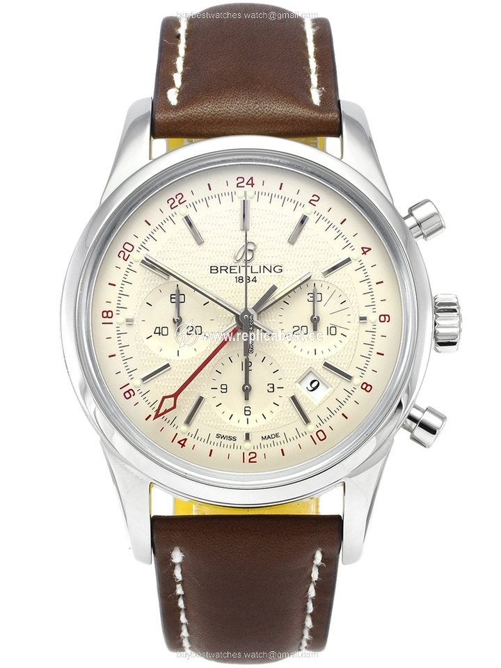 Breitling Transocean Chronograph GMT Mens watch Unisex Automatic Steel AB045112 G772