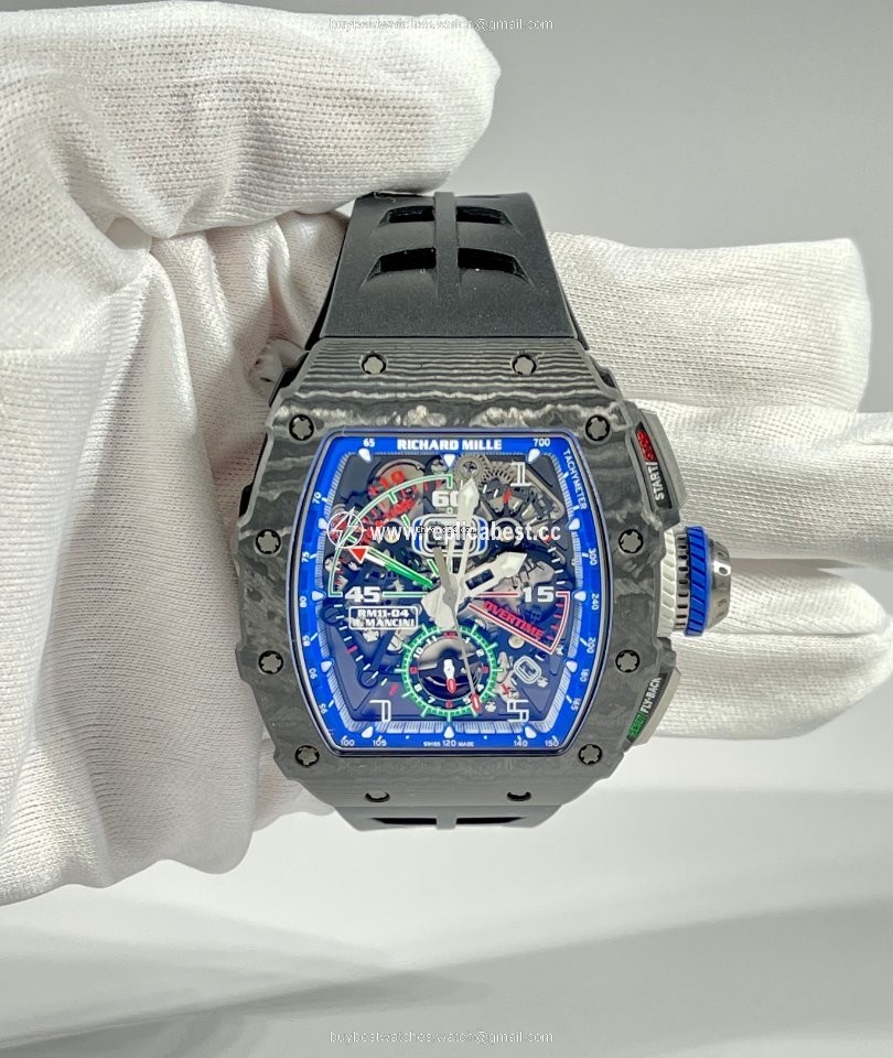 Richard Mille RM 011 Mens watch Unisex Automatic Carbon Richard Mille RM11-04