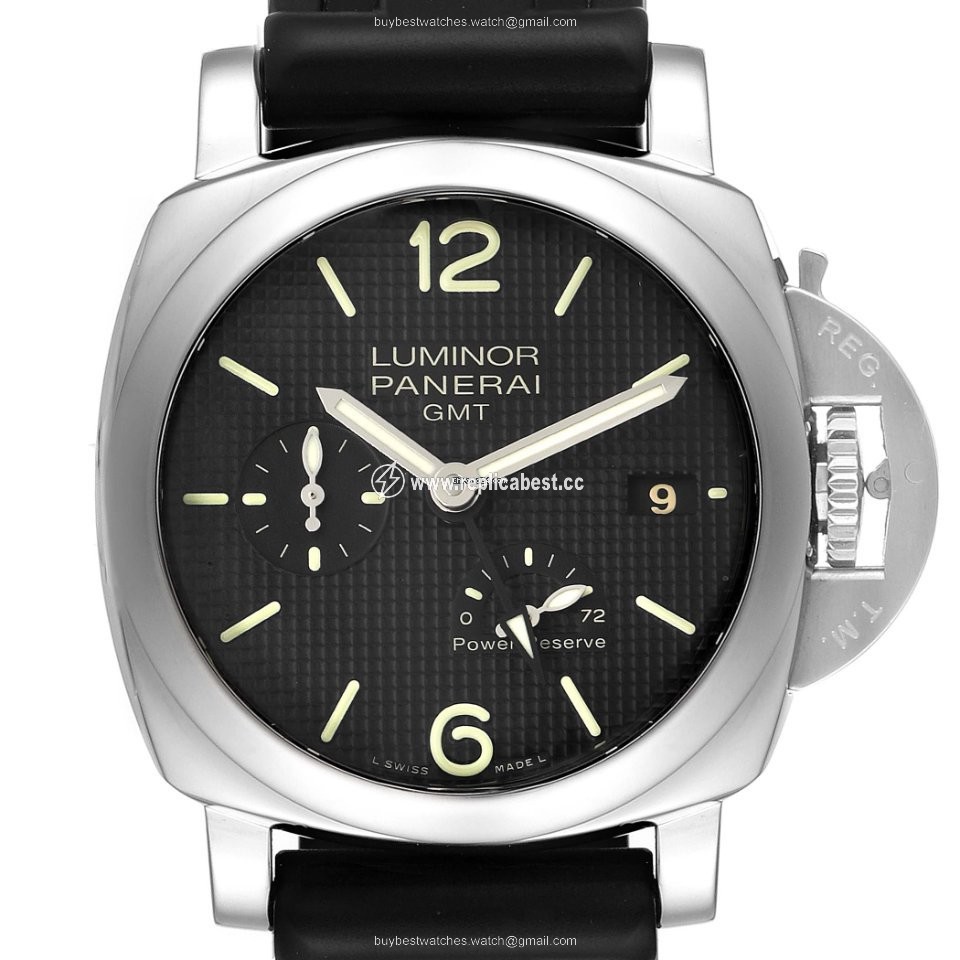 Panerai Luminor 1950 3 Days GMT Power Reserve Automatic Mens watch Unisex Automatic Steel PAM00537