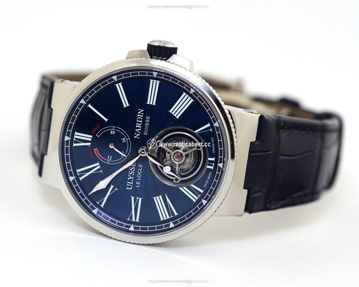 Ulysse Nardin Marine Tourbillon Mens watch Unisex Automatic Steel 1283-181 E3