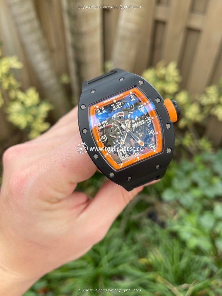 Richard Mille RM 030 Mens watch Unisex Automatic Carbon RM030 AM TI