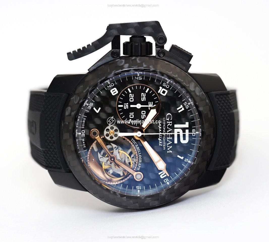 Graham Chronofighter Mens watch Unisex Automatic Carbon 2CCBK.B35A
