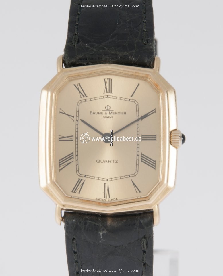 Baume & Mercier Mens watch Unisex Quartz Yellow gold 17245