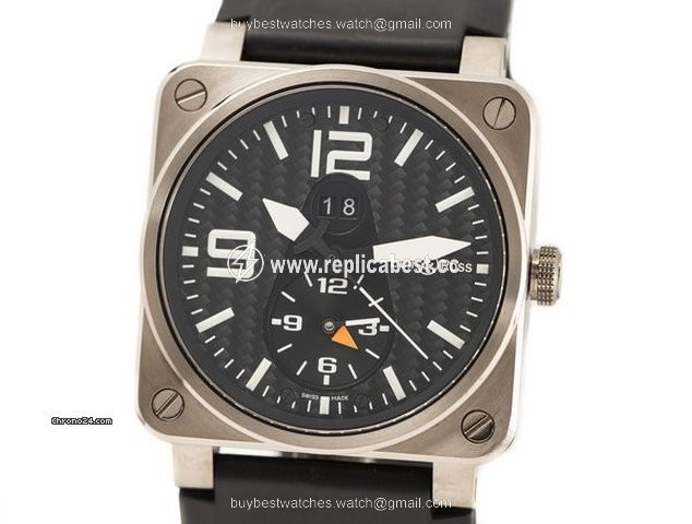 Bell & Ross BR 03-51 GMT Mens watch Unisex Automatic Titanium BR03.51GMT