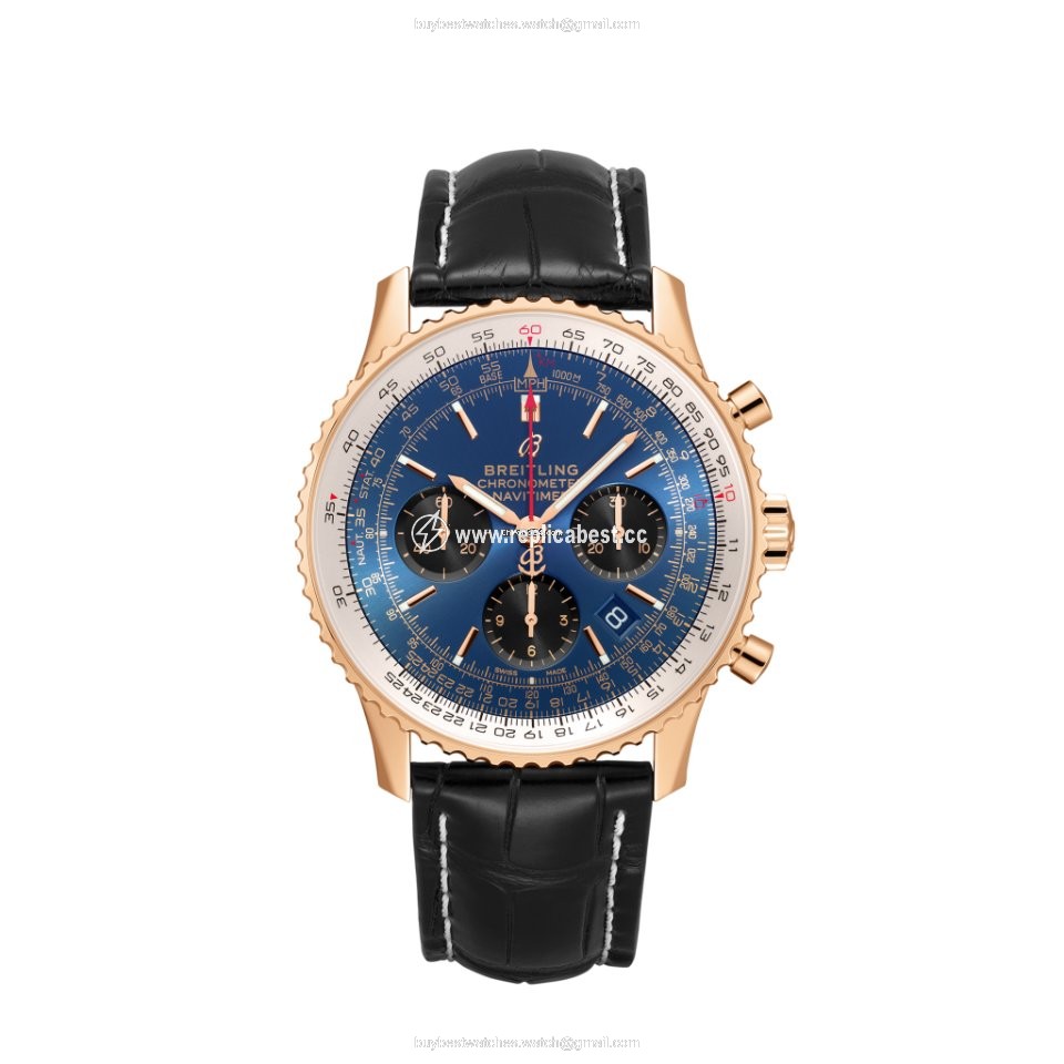 Breitling Navitimer 1 B01 Chronograph 43 Mens watch Unisex Automatic Red gold RB0121211C1P1
