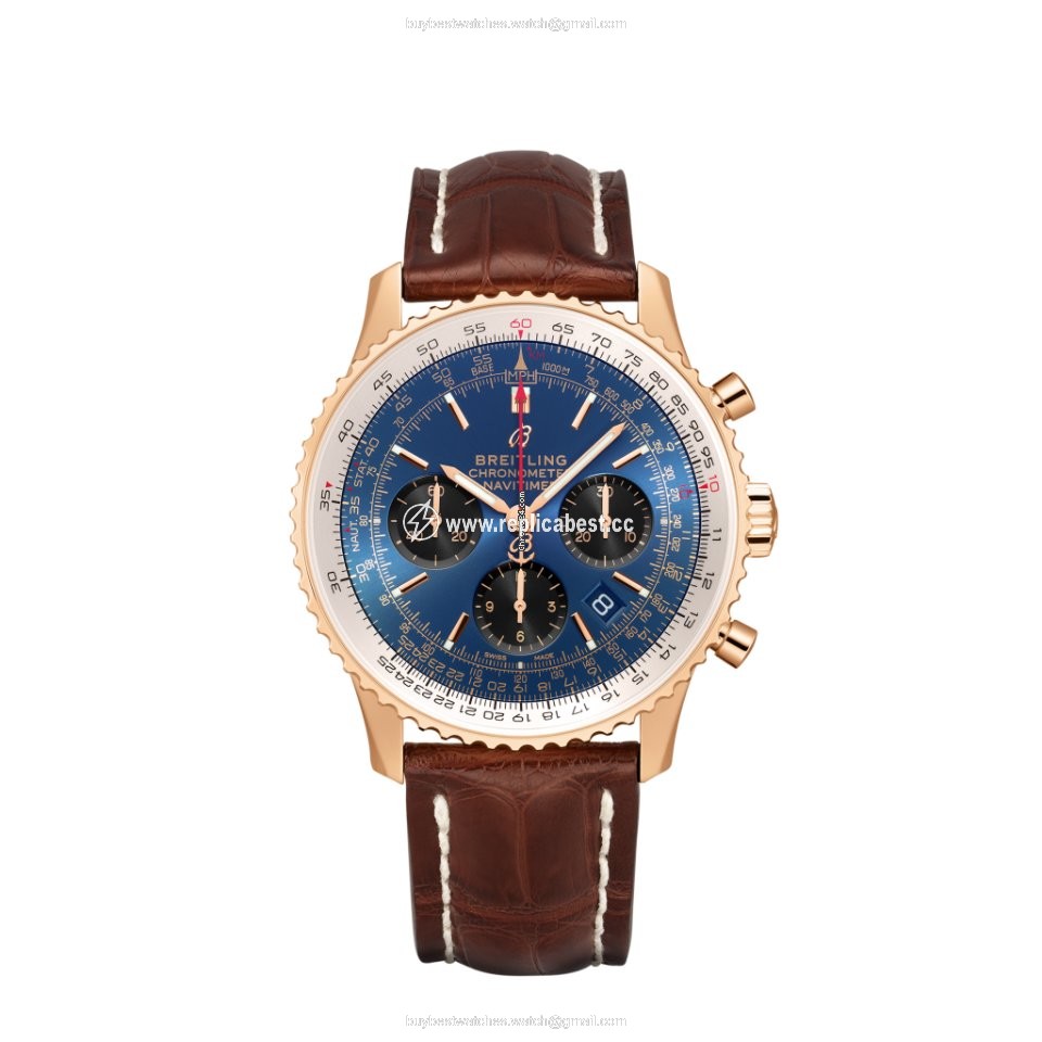 Breitling Navitimer 1 B01 Chronograph 43 Mens watch Unisex Automatic Red gold RB0121211C1P4