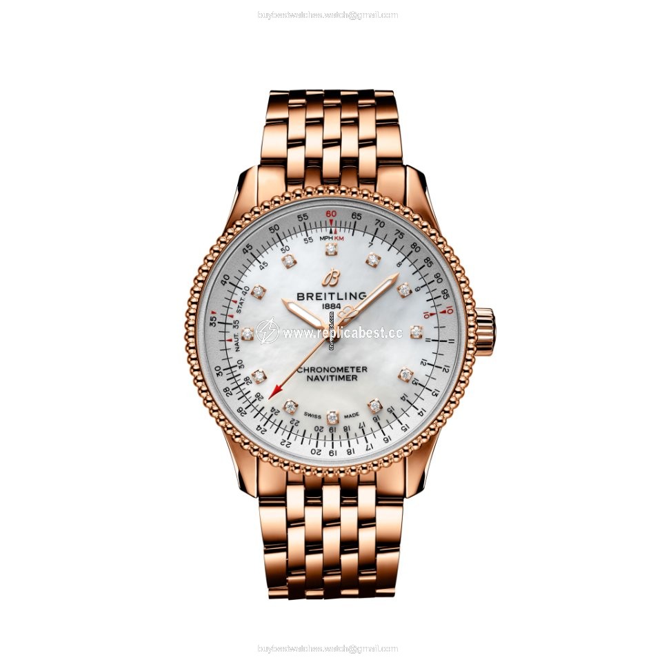 Breitling Navitimer Womens watch Automatic Red gold R17395211A1R1