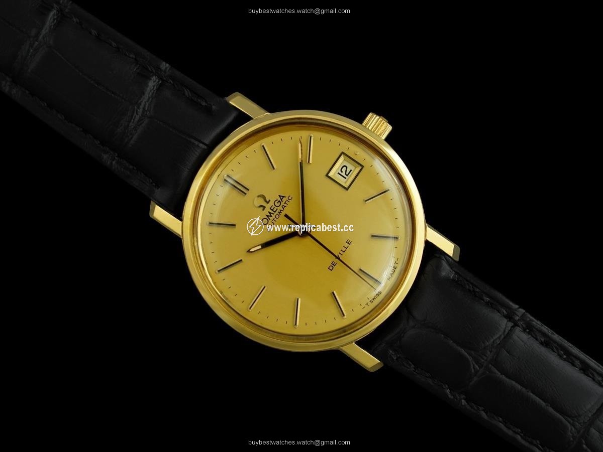 Omega De Ville Mens watch Unisex Automatic Gold Steel 7692