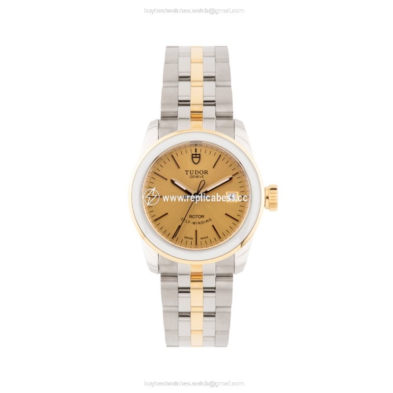 Tudor Glamour Date Womens watch Automatic Gold Steel M51003-004