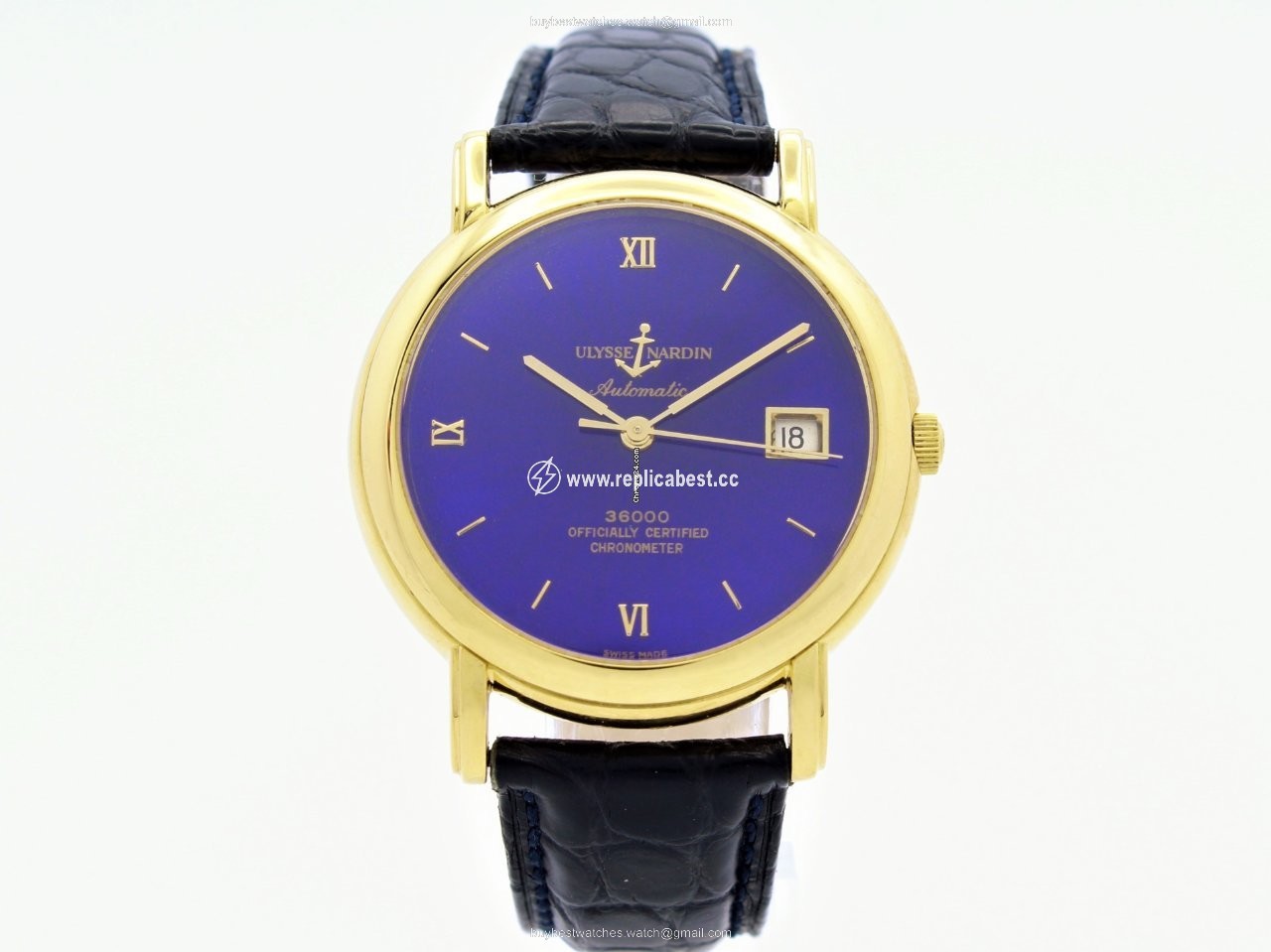 Ulysse Nardin San Marco Mens watch Unisex Automatic Yellow gold 117-22