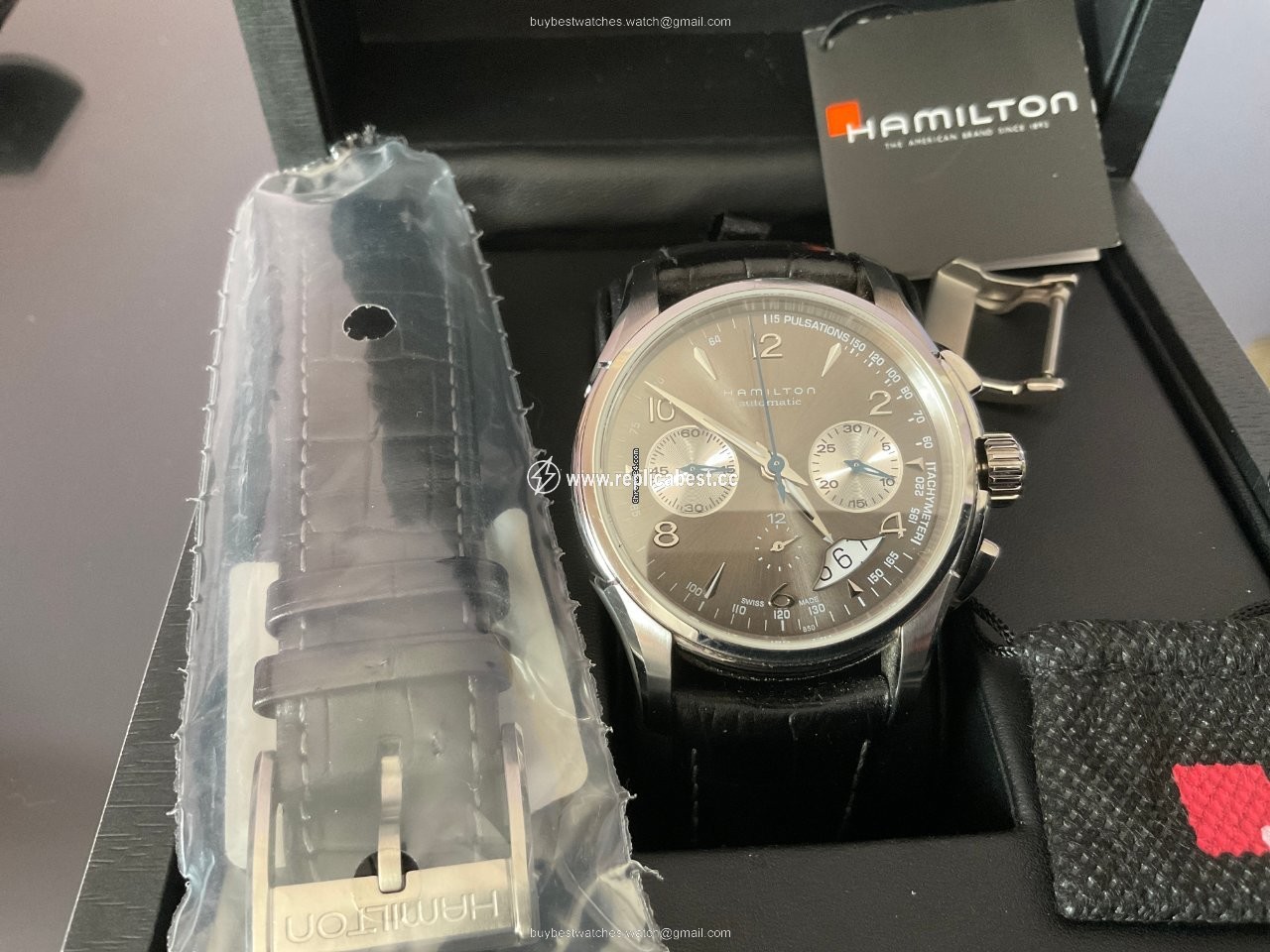Hamilton Jazzmaster Auto Chrono Mens watch Unisex Automatic Steel H326560