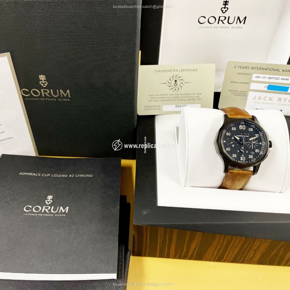 Corum Admirals Cup Legend 42 Mens watch Unisex Automatic Steel 984.101.98 F502 AN46