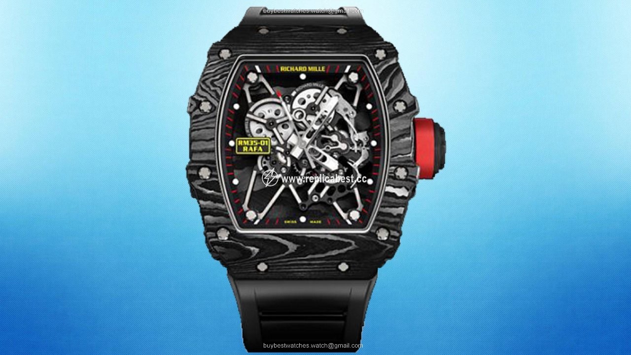 Richard Mille RM 035 Mens watch Unisex Manual winding Carbon RM35-01 Nadal