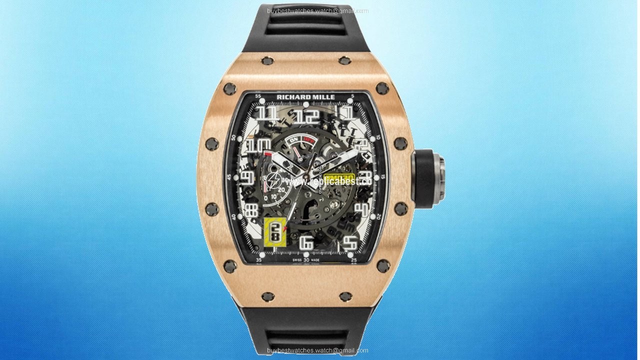 Richard Mille RM 030 Mens watch Unisex Automatic Rose gold RM030 Rose Gold