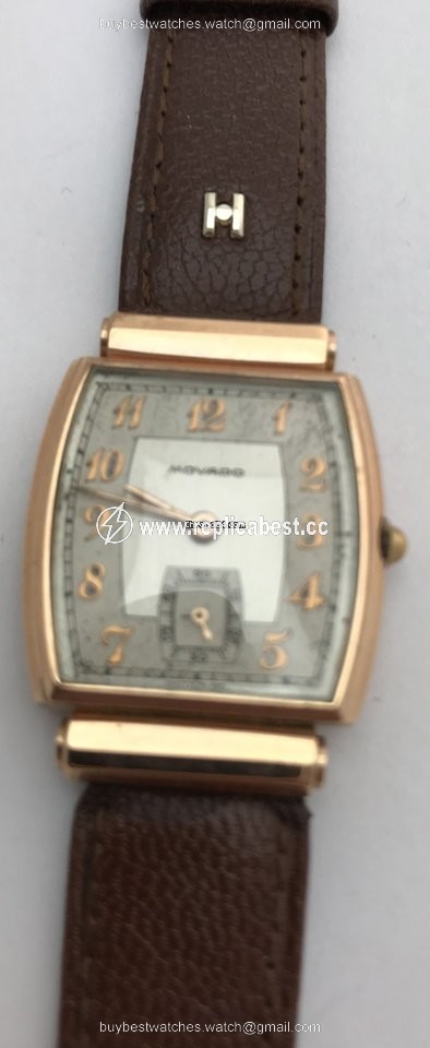 Movado Mens watch Unisex Manual winding Rose gold Movado Golduhr